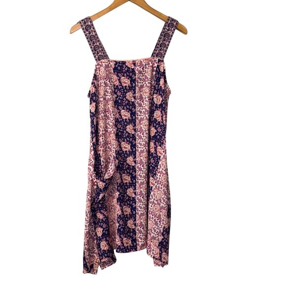 Anthropologie Tiny Palms Mini Dress Floral Embroidered Boho Relaxed Size Small - Picture 3 of 10